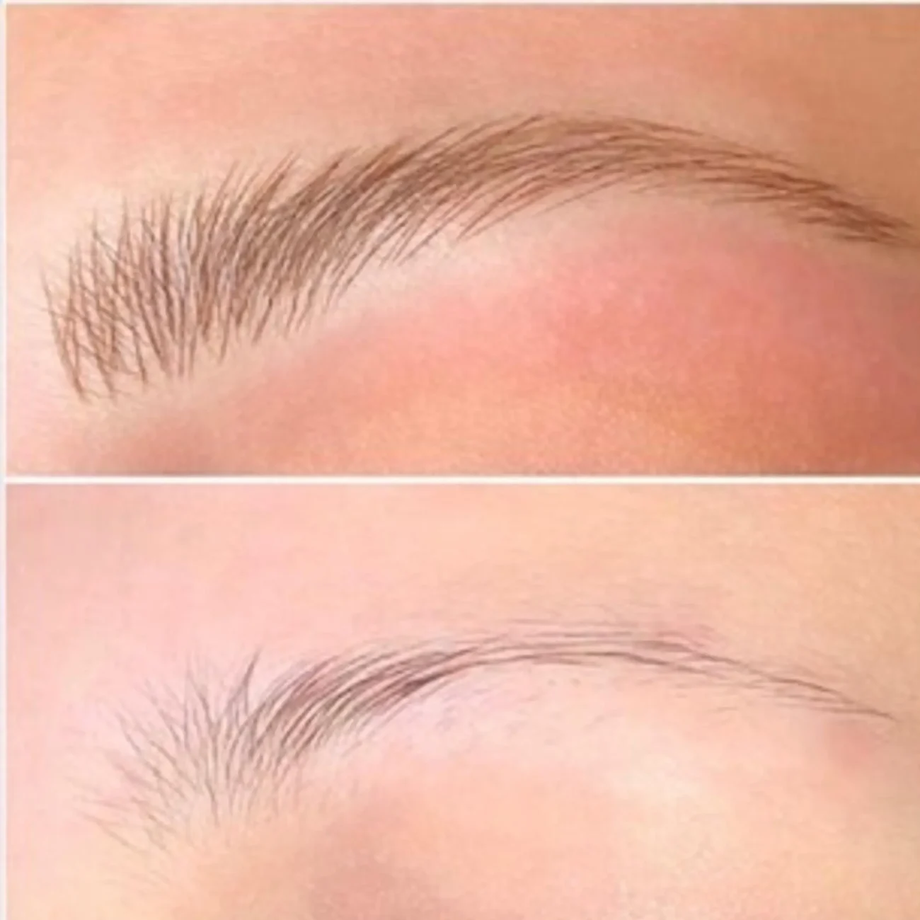 before after eyebrow tattoo fading