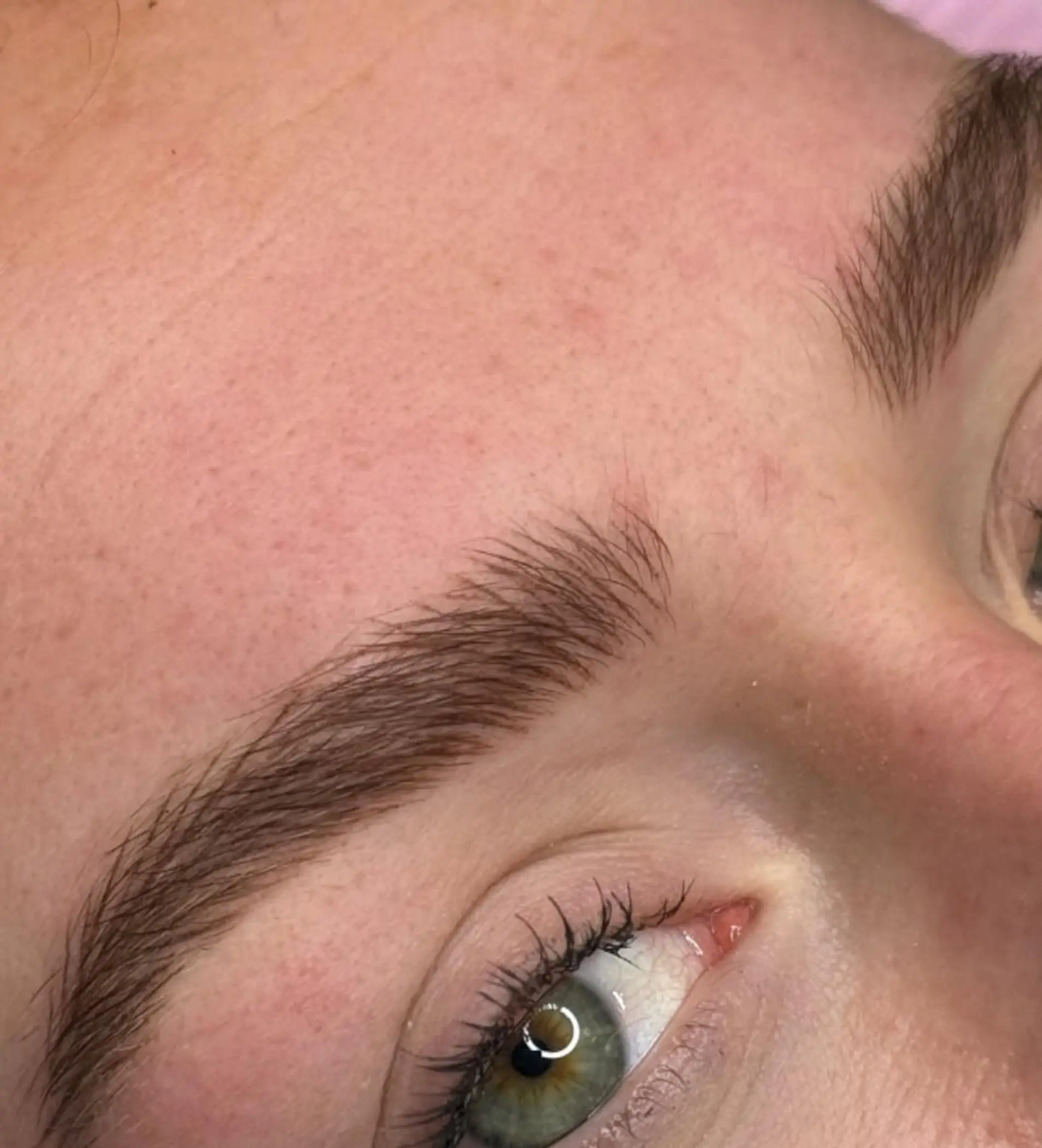 healing stages eyebrow microblading days