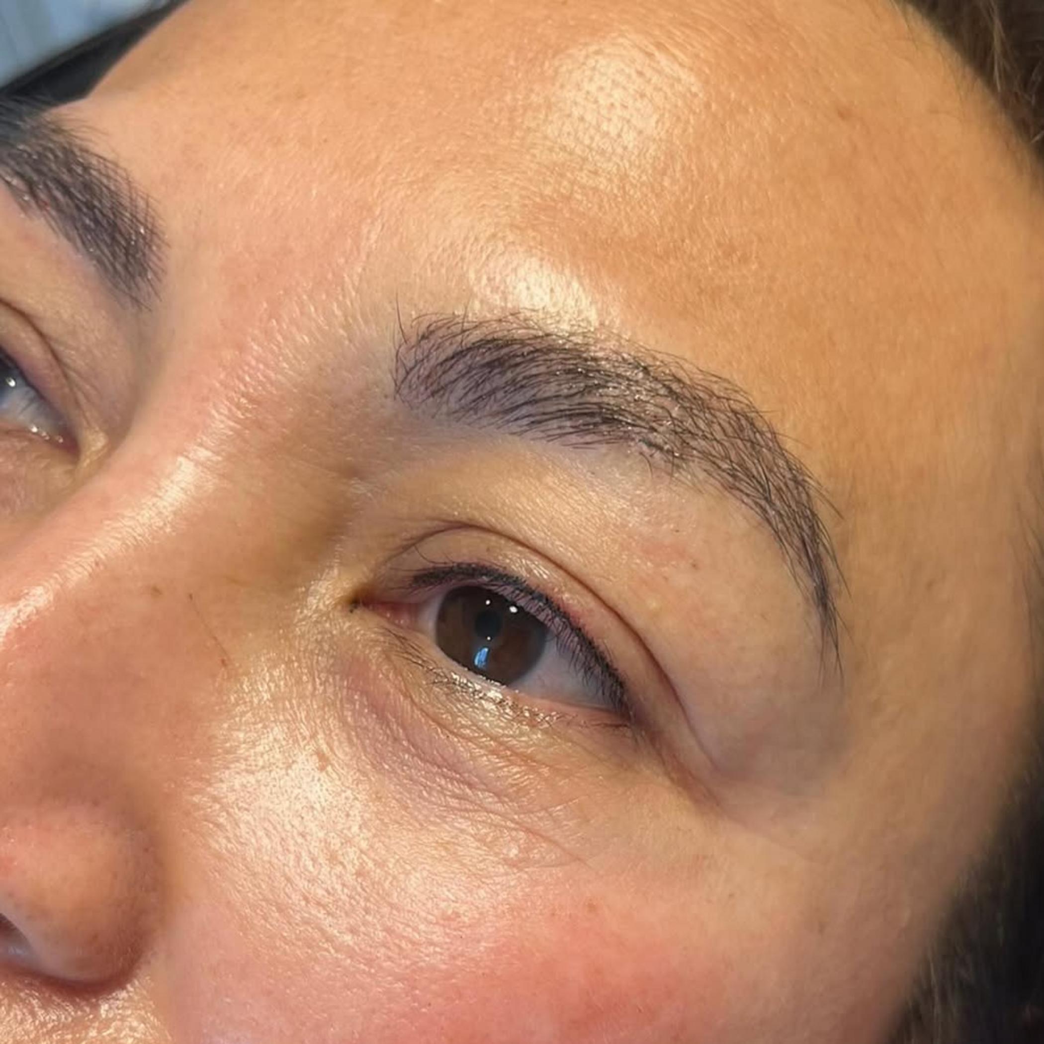 natural looking eyebrow tattoo results