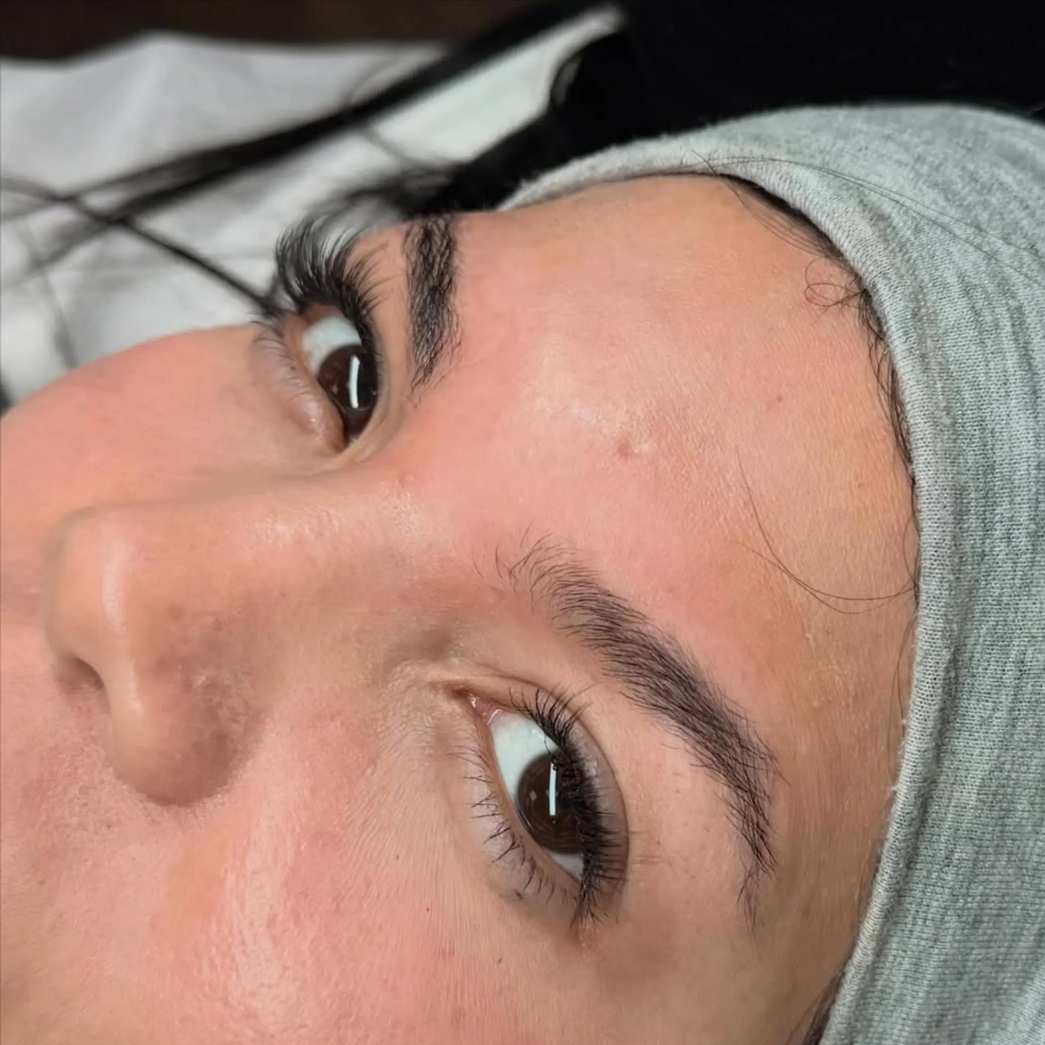 natural looking powder brow results